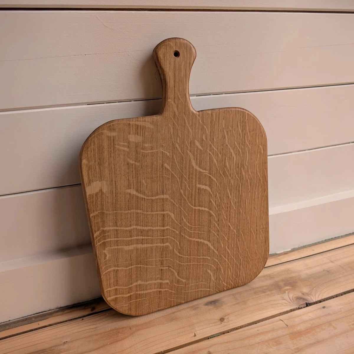 Tiger Oak Long Serving Board – Handcrafted Solid Oak Serving & Charcuterie Board
