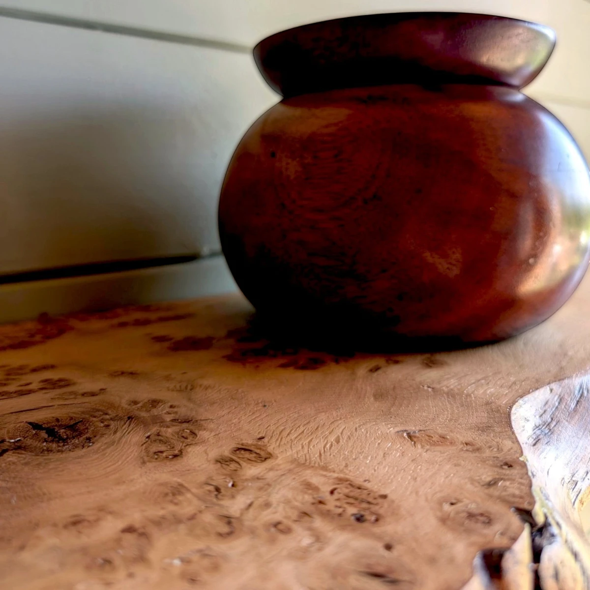 Live Edge Pippy Oak Shelf